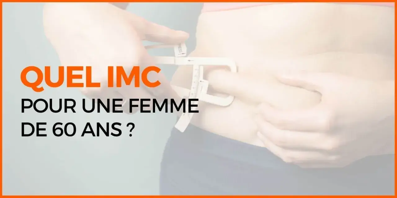 Mesure de la masse corporelle pour une femme de 60 ans. Un adipomètre est utilisé pour évaluer l'IMC.
